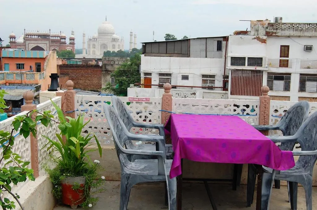 Hotel Sai Palace Walking Distance From Taj Mahal--View Of Taj Mahal Agra  India